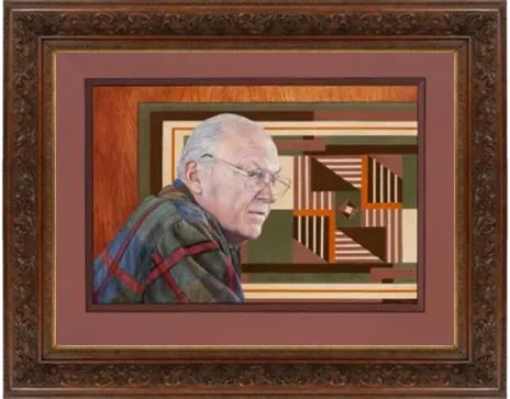 Portrait of Bill, Mathematician and Pythagorean Theorem